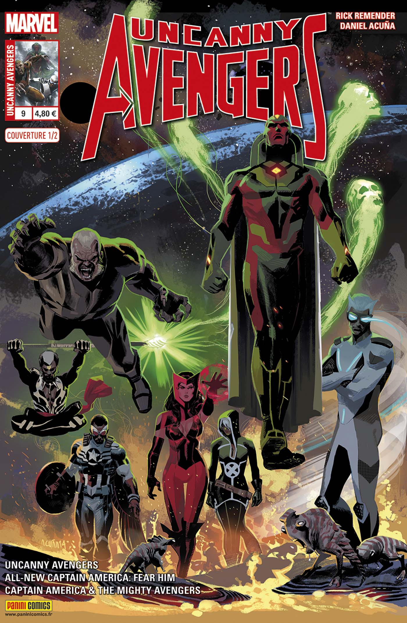 Uncanny Avengers 9 (couv 1/2)