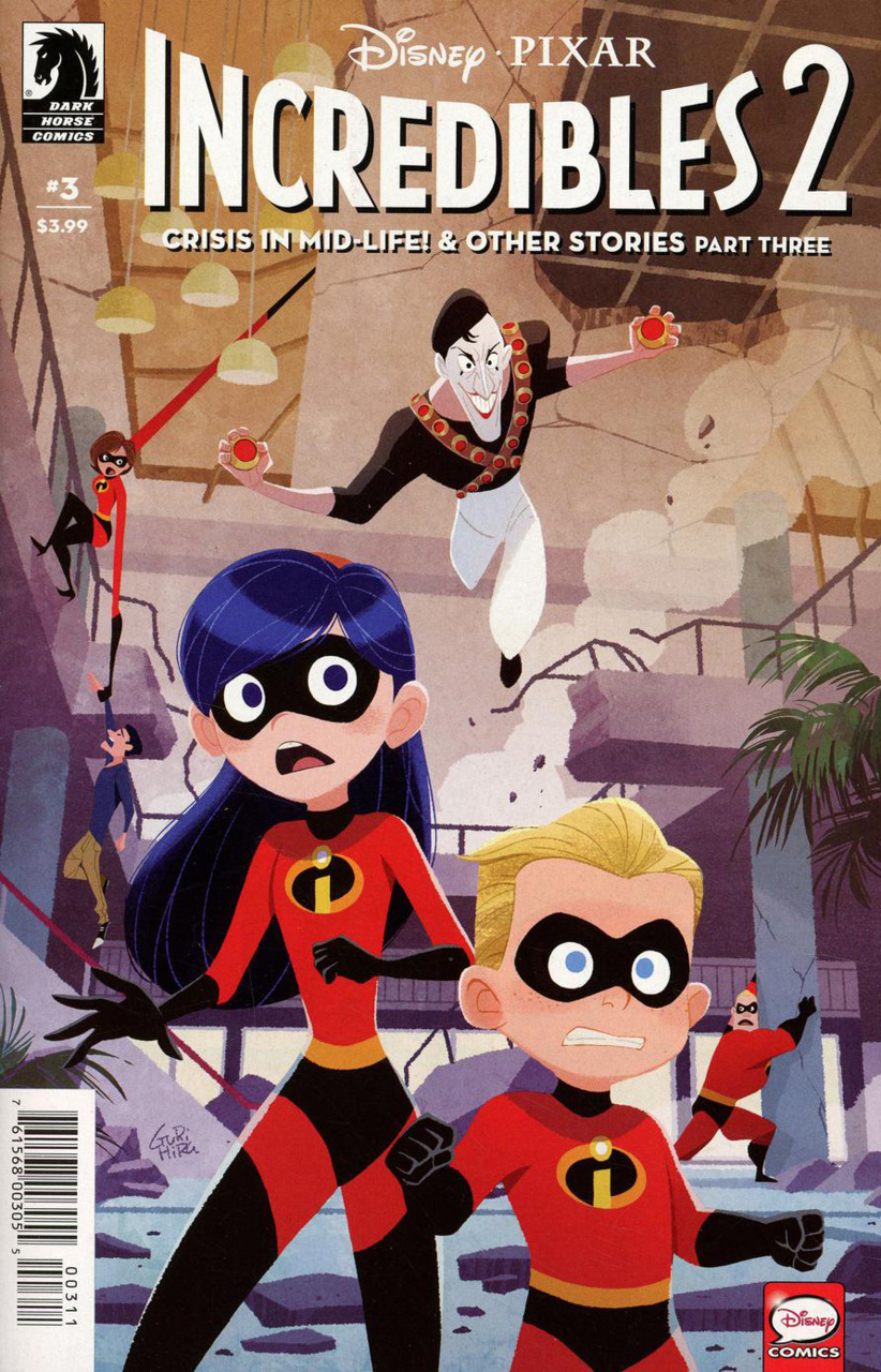 Disney / Pixar The Incredibles 2: Crisis In Mid-life! & Other Stories #3