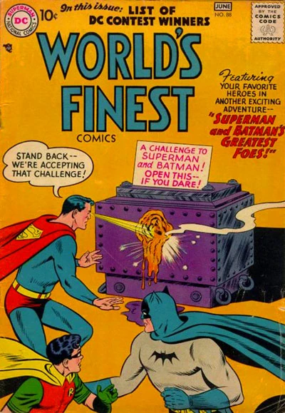 Superman's And Batman's Greatest Foes ! / The Imprisoned Archer / A Pistol For Tomahawk