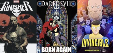 Replay du Twitch du Jeudi 20 mars : Punisher par Garth Ennis, Daredevil: Born Again, Invincible...