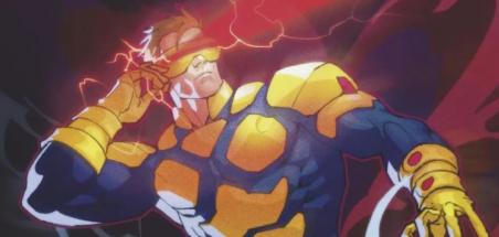 Une cover recapitulative des costumes de Cyclope