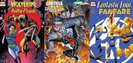 Les numéros #1 de la VO #11 (Wolverine & Kitty Pryde, Godzilla Vs Spider-Man, Kid Juggernaut...)
