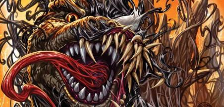 Premier aperçu du Godzilla symbiotique
