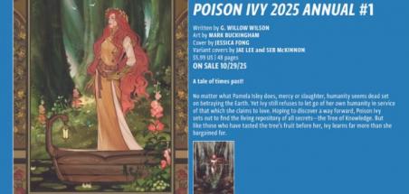 DC Comics annonce Poison Ivy 2025 Annual #1
