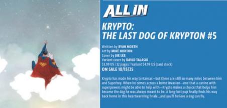 Teasing du numéro final de Krypto: The Last Dog of Krypton