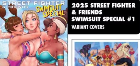 Udon lance un comis Street Fighter spécial maillot de bain