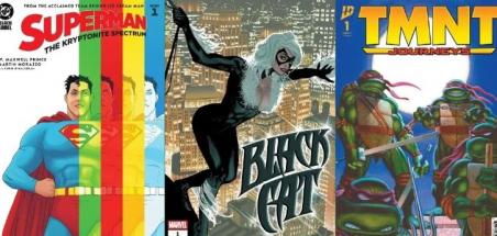 Les numéros #1 de la VO #18 (Predator, Black Cat, Justice league Red, Superman, TMNT, Picsou...)