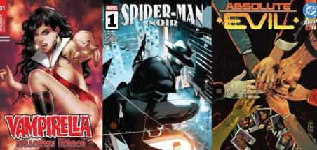Les numéros #1 de la VO #21 (Absolute Evil, Vampirella, Spider-Man Noir...)
